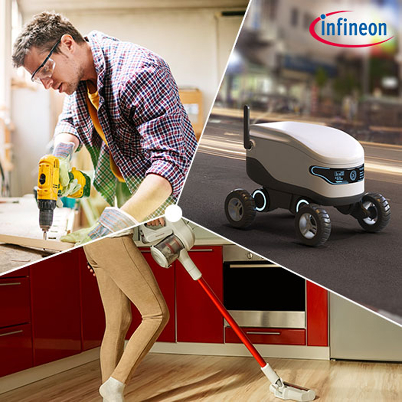 System solutions for battery-powered applications: Part 1 of 4 Editorial Series sponsored by Infineon; System solutions for robots and cordless power tool applications A move towards the future